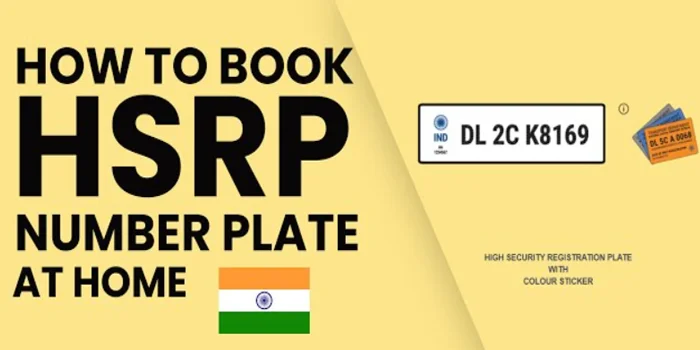 How to Book Your HSRP Number Plate Online Easily in 2025 HD photo